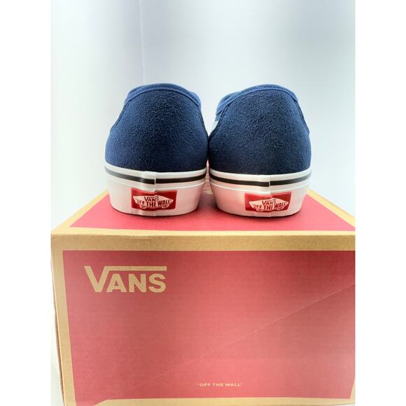 Vans Filmore Decon Mens Size 9 Navy Blue Suede Canvas Low Skate Casual Shoes NEW - Picture 5 of 8